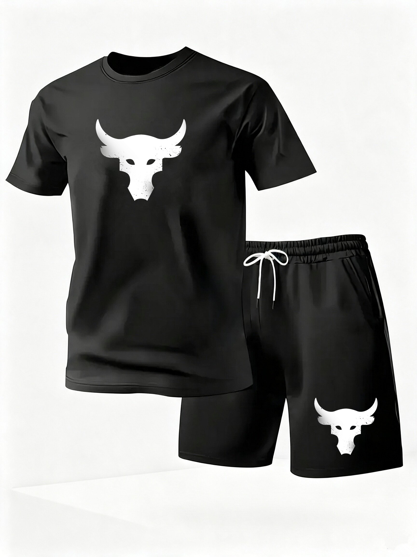 Street Fashion Clothes - ชุดเสื้อยืดแขนสั้นและกางเกงขาสั้นผู้ชายสำหรับฤดูร้อน แห้งเร็ว สไตล์ลำลอง แฟชั่นสตรีท วิ่งออกกำลังกาย ชุด