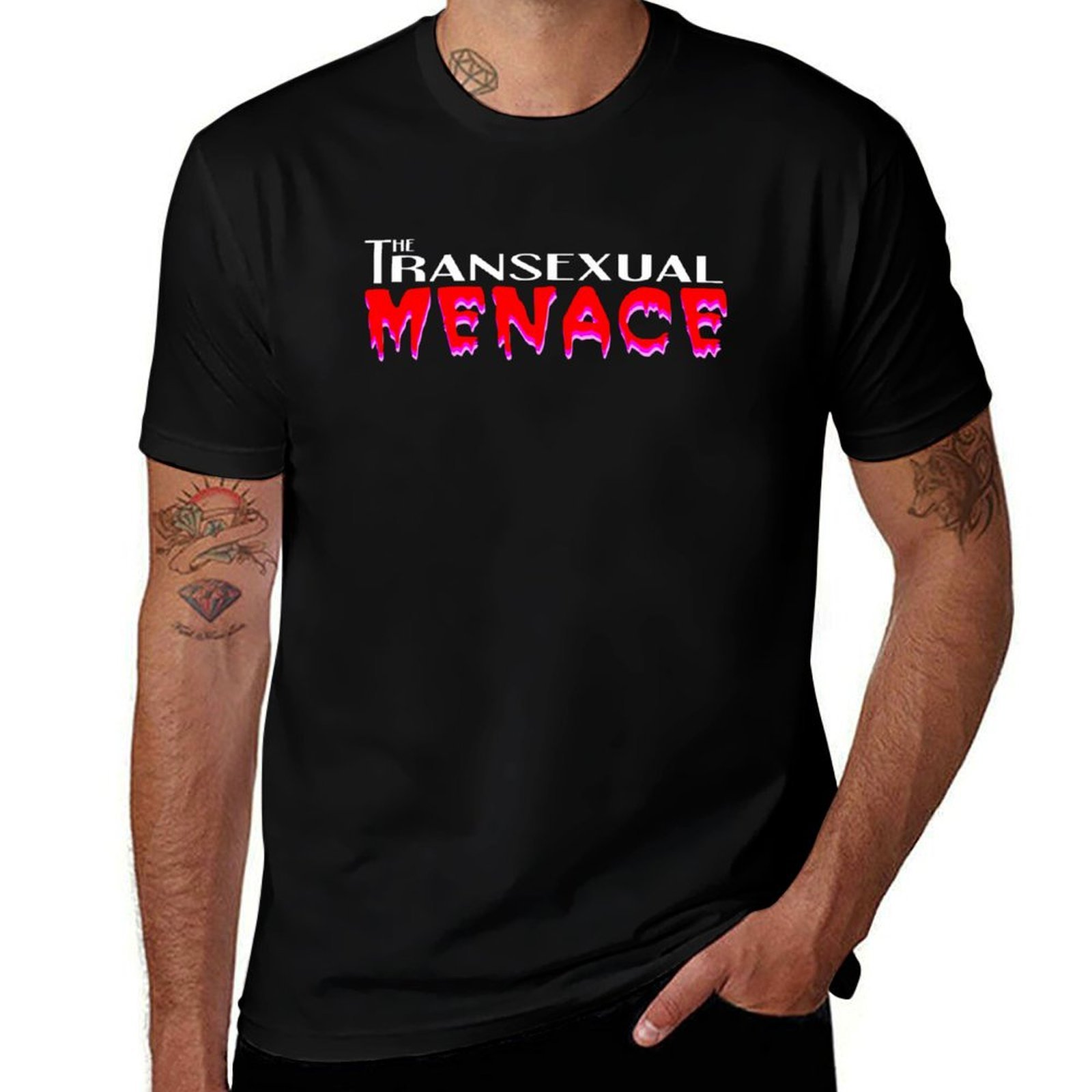 Street Fashion History - เสื้อยืด The Transexual Menace (Mimeographic History)