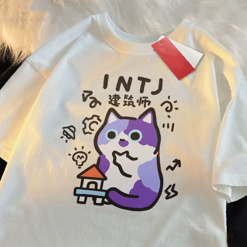 Street Fashion Japan 2025 - ZAZOMDE เด็กเสื้อยืดแมวสนุกเสื้อยืดBreathable Softขนาดใหญ่แฟชั่นCool Top Cotton Streetเด็กTshirts