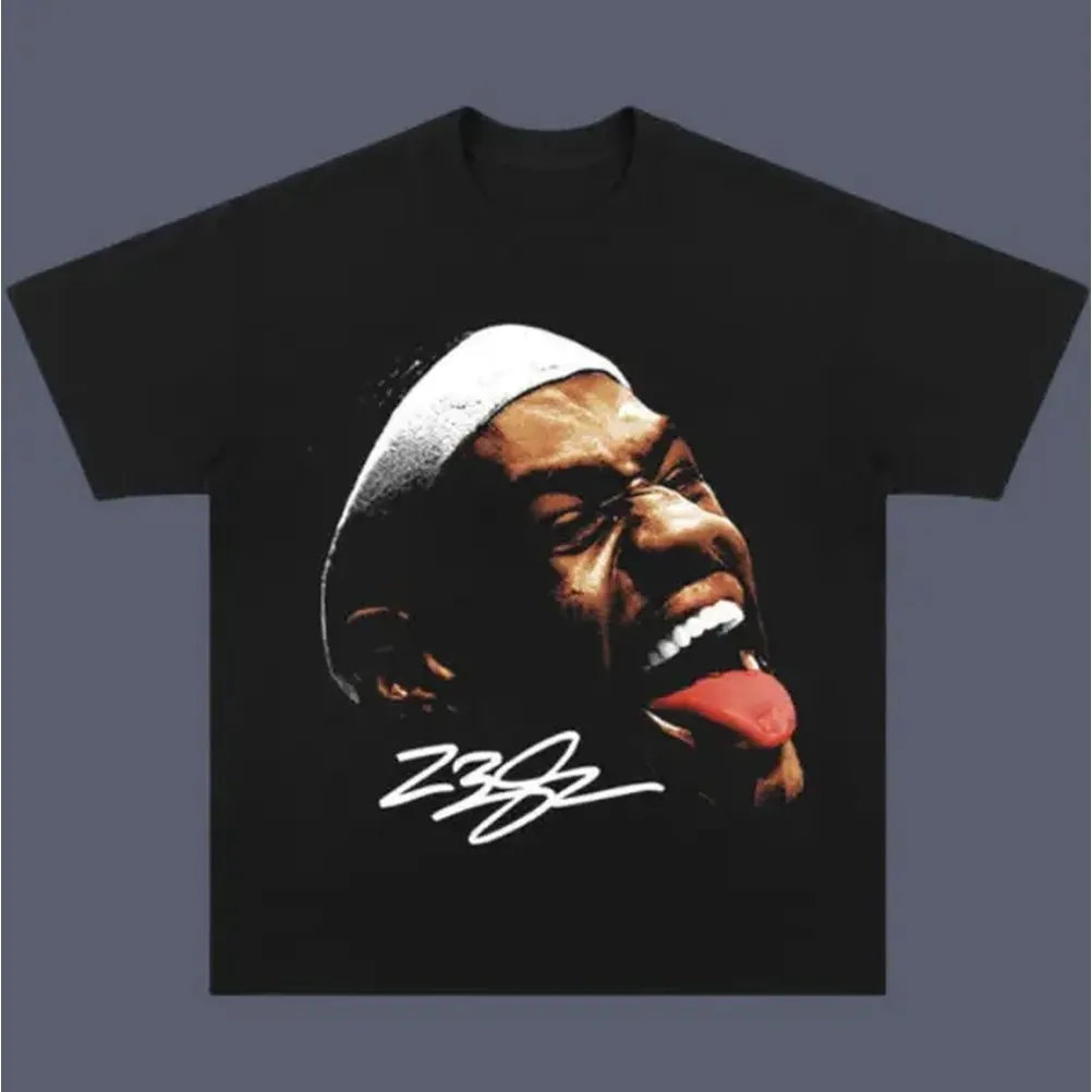Street Fashion Magazine - เสื้อยืดวินเทจเรโทรเลอบรอนเจมส์, เสื้อยืดเลอบรอนเจมส์, เสื้อบาสเก็ตบอลสำหรับทุกเพศ, เสื้อยืดลายกราฟิกบาสเก็ตบอล, เสื้อสเวตเชิ้ต เสื้อผ้าบุรุษ