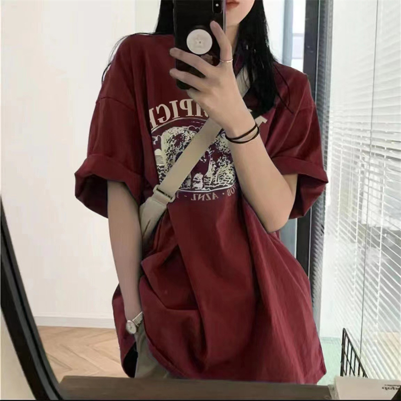 LMQ เสื้อสตรีทแฟชั่นพิมพ์ตัวอั - Street Fashion Essentials บทวิจารณ์และราคา