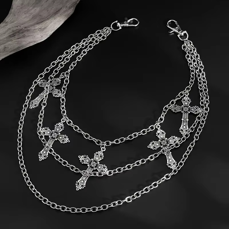 โซ่กางเกงสไตล์พังก์เมทัล แฟชั่ - Street Fashion Jewelry บทวิจารณ์และราคา