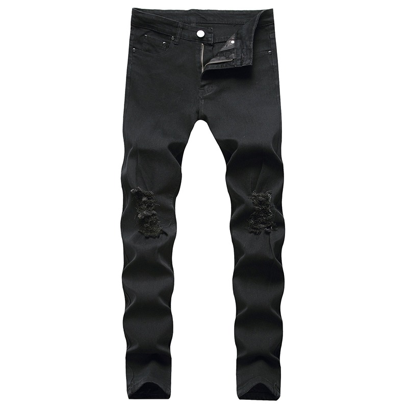 กางเกงยีนส์ขาดทรงสลิมฟิตสำหรับ - Distressed Jean Rip บทวิจารณ์และราคา