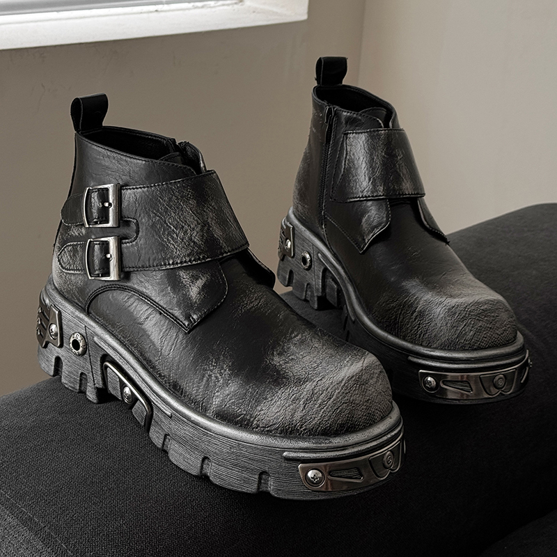รองเท้าบูทมอเตอร์ไซค์สไตล์พังก - Street Fashion Essentials บทวิจารณ์และราคา