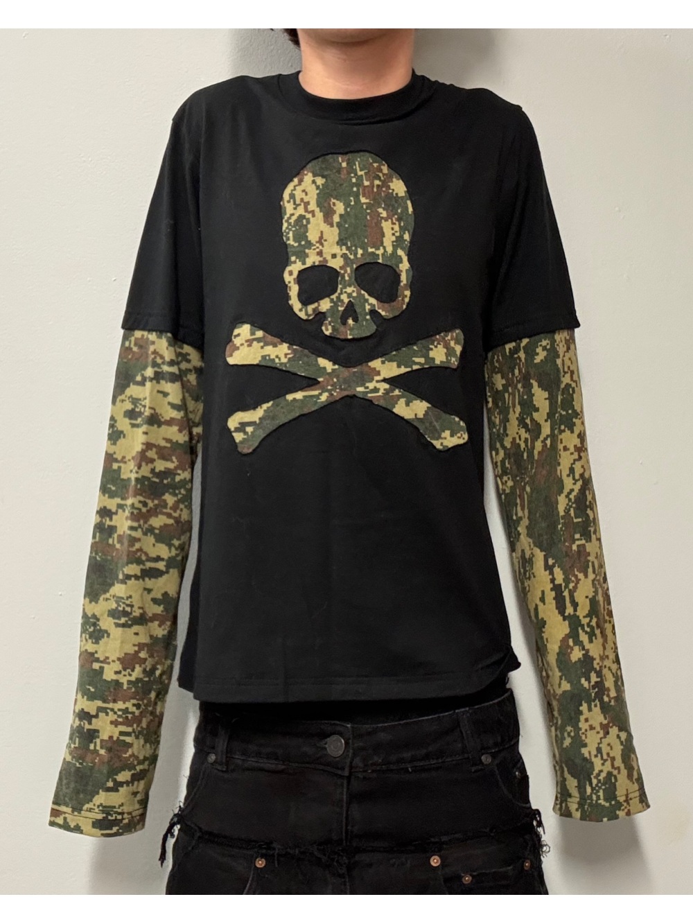 เสื้อแขนยาวลายพรางสไตล์อเมริกั - Street Fashion Us บทวิจารณ์และราคา