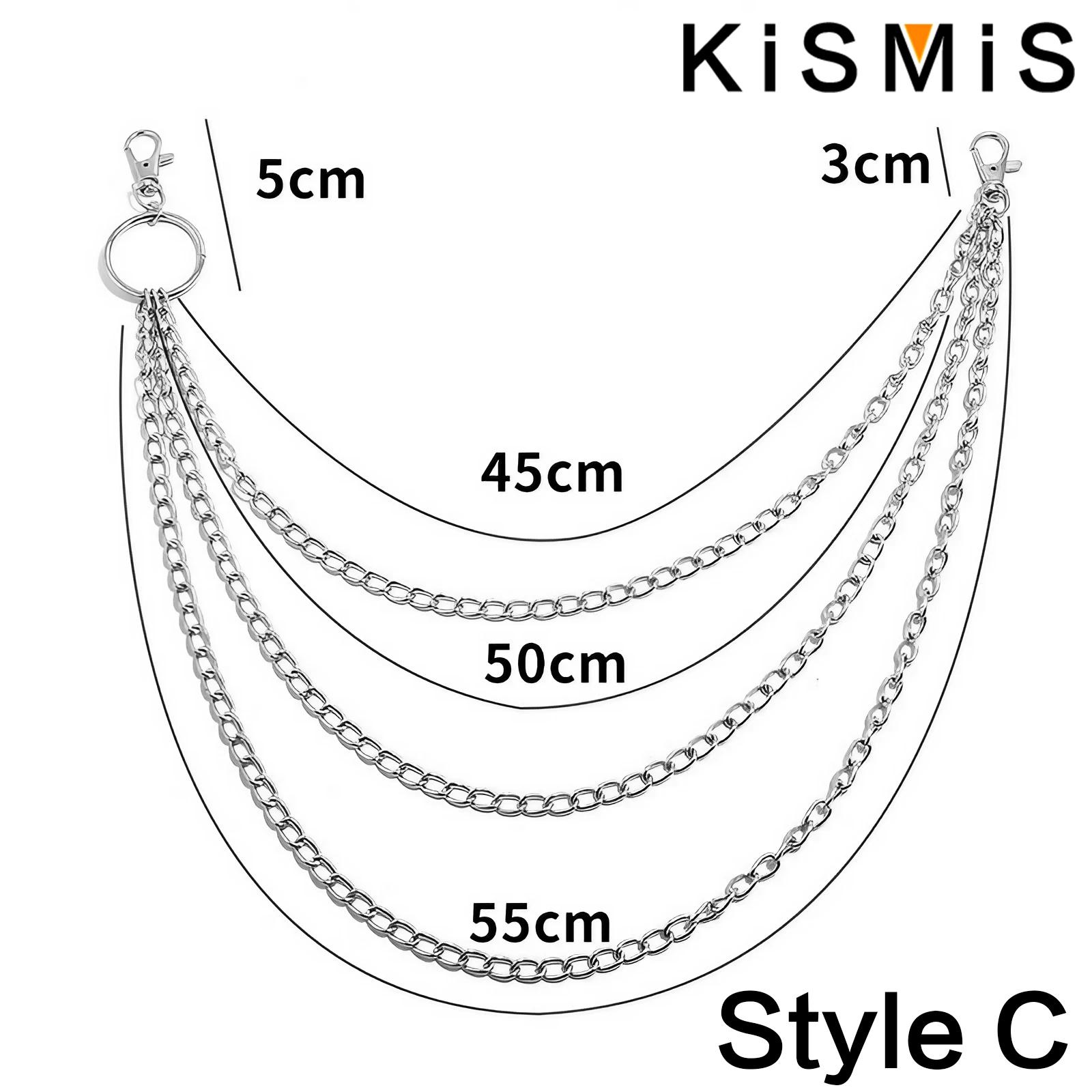 KISMIS 1 ชิ้น พวงกุญแจสไตล์พัง - Street Fashion Jewelry บทวิจารณ์และราคา