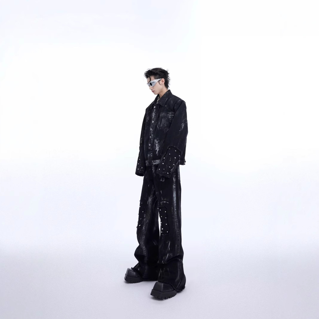 2025 ใหม่กางเกงยีนส์ผู้ชายวินเ - Street Fashion Japan 2025 บทวิจารณ์และราคา