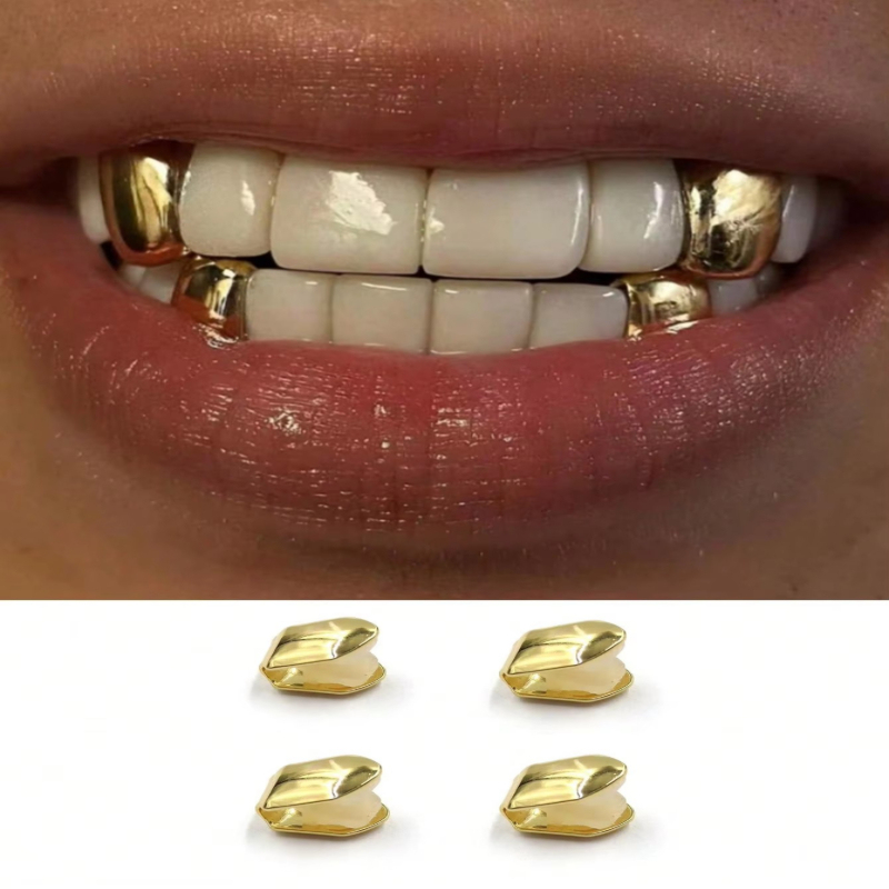 ชุดอุปกรณ์ทำฟันปลอมโลหะแบบฮิปฮ - Street Fashion Jewelry บทวิจารณ์และราคา