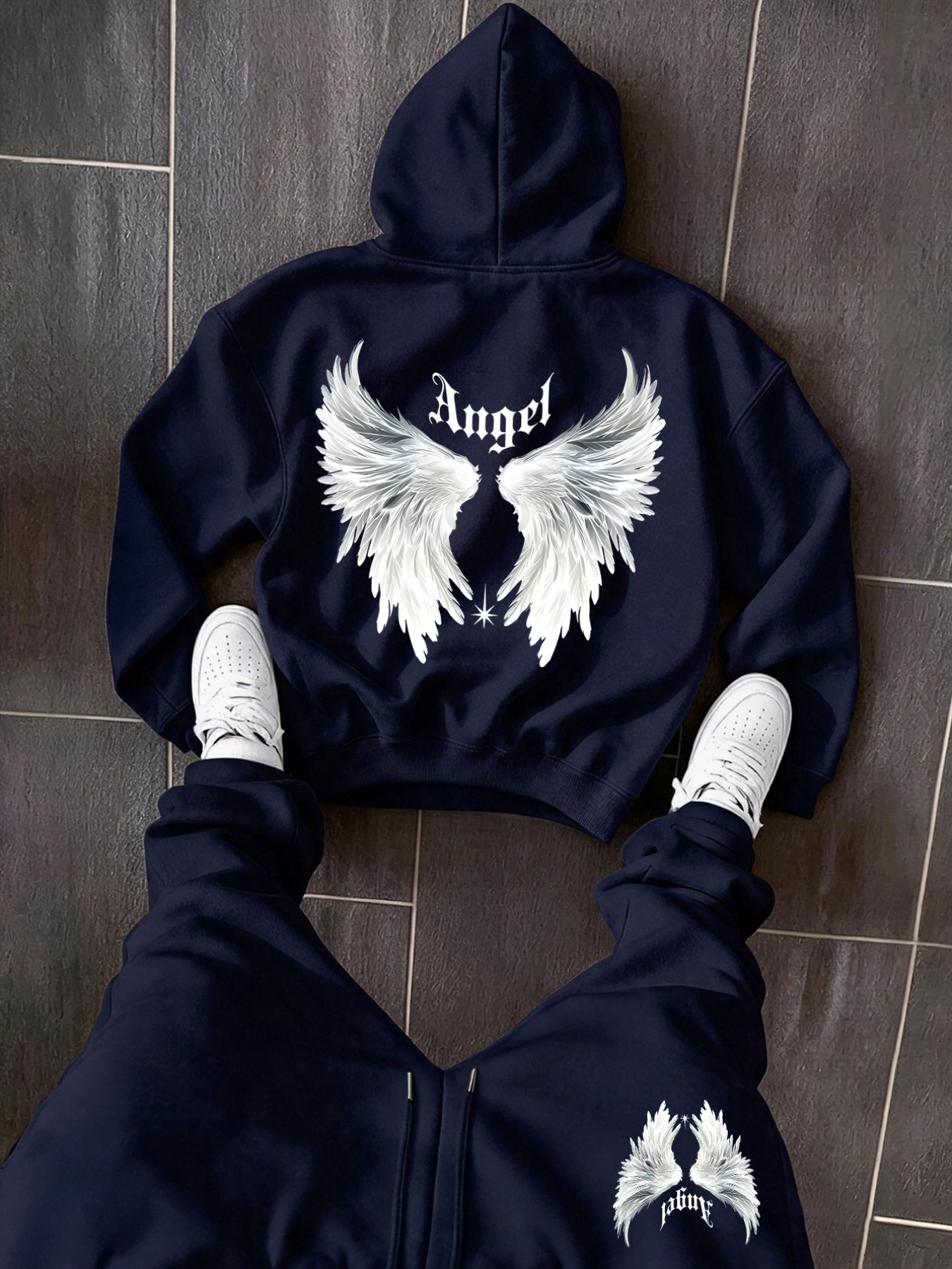 ชุดเสื้อฮู้ดผู้ชายขายดีประจำฤด - Street Fashion China บทวิจารณ์และราคา
