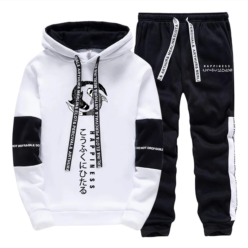 ชุดวอร์มแฟชั่นผู้ชายลายพิมพ์ เ - Street Fashion China บทวิจารณ์และราคา