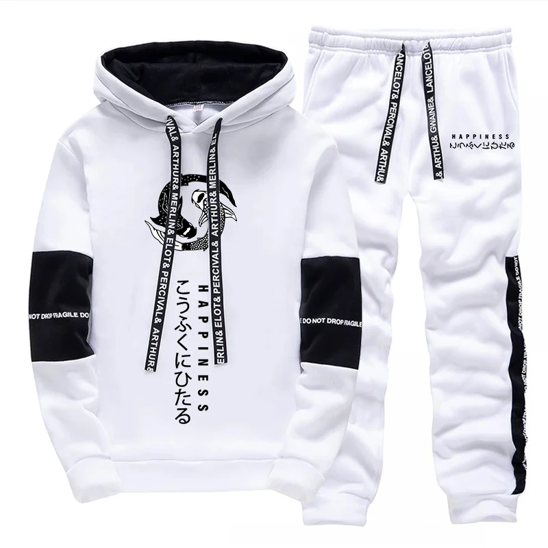 ชุดวอร์มแฟชั่นผู้ชายลายพิมพ์ เ - Street Fashion China บทวิจารณ์และราคา