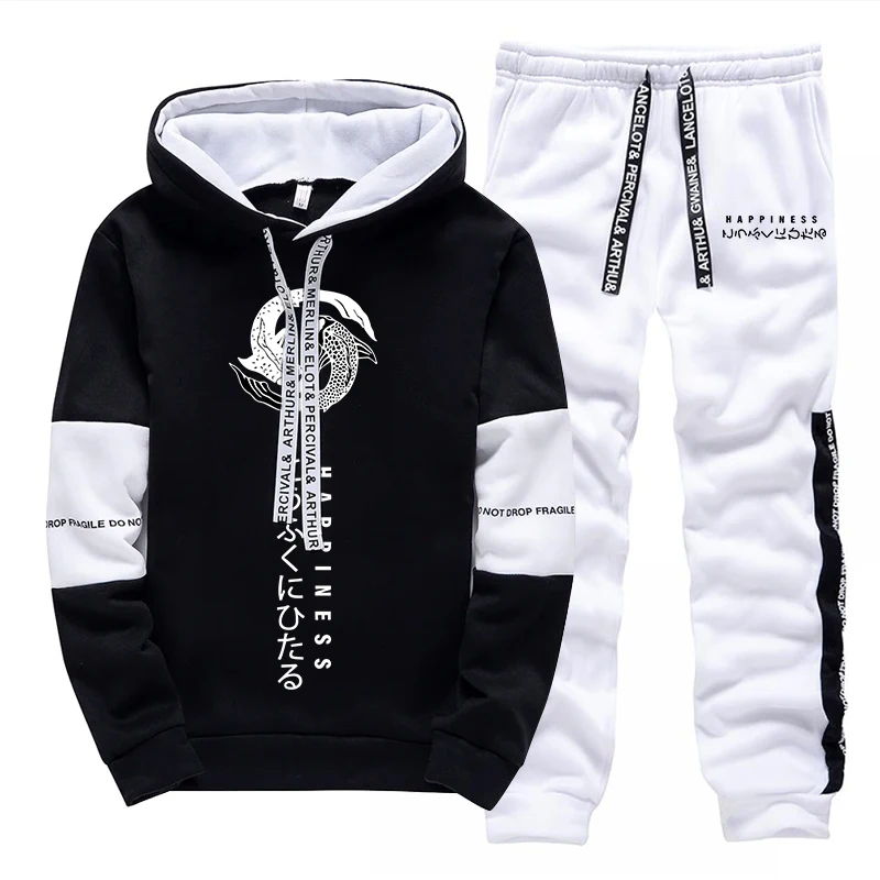 ชุดวอร์มแฟชั่นผู้ชายลายพิมพ์ เ - Street Fashion China บทวิจารณ์และราคา