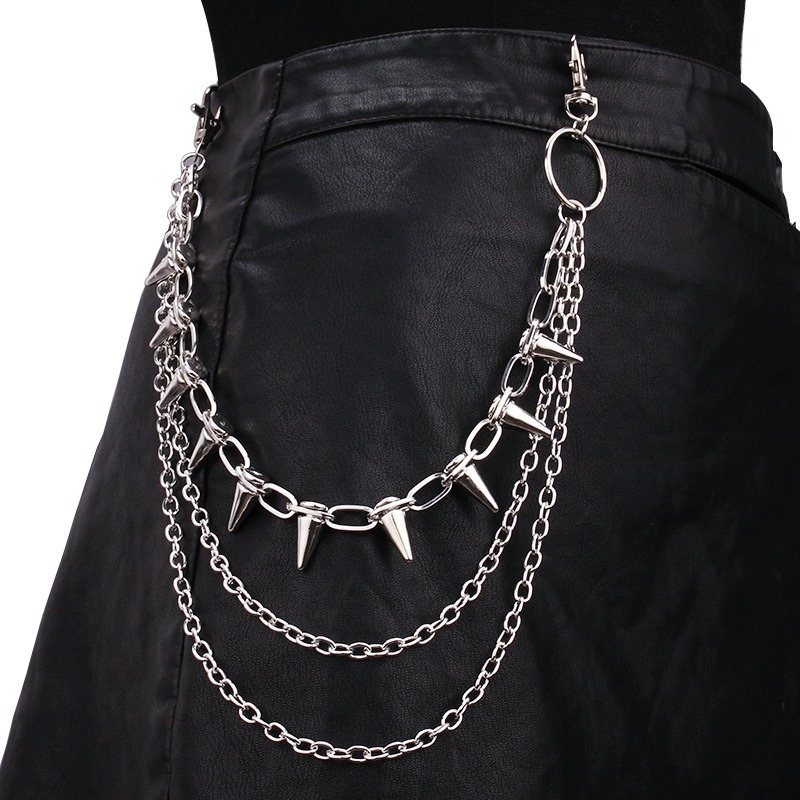 โซ่คาดเอวสไตล์ฮิปฮอป พังก์ร็อก - Street Fashion Jewelry บทวิจารณ์และราคา