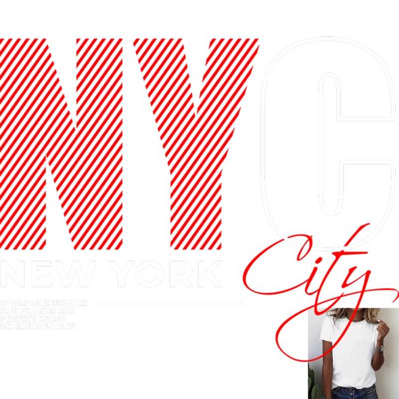 แผ่นแปะรีดร้อนลายตัวอักษร NYC  - Street Fashion Nyc บทวิจารณ์และราคา