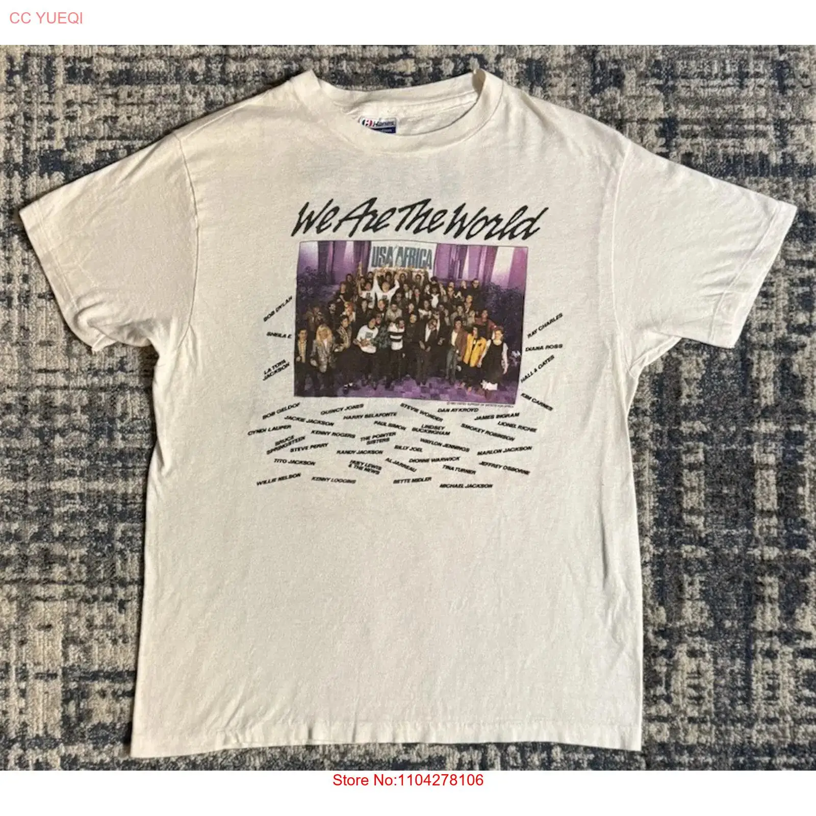 เสื้อยืดวินเทจปี 1985 We Are T - Street Fashion Magazine บทวิจารณ์และราคา