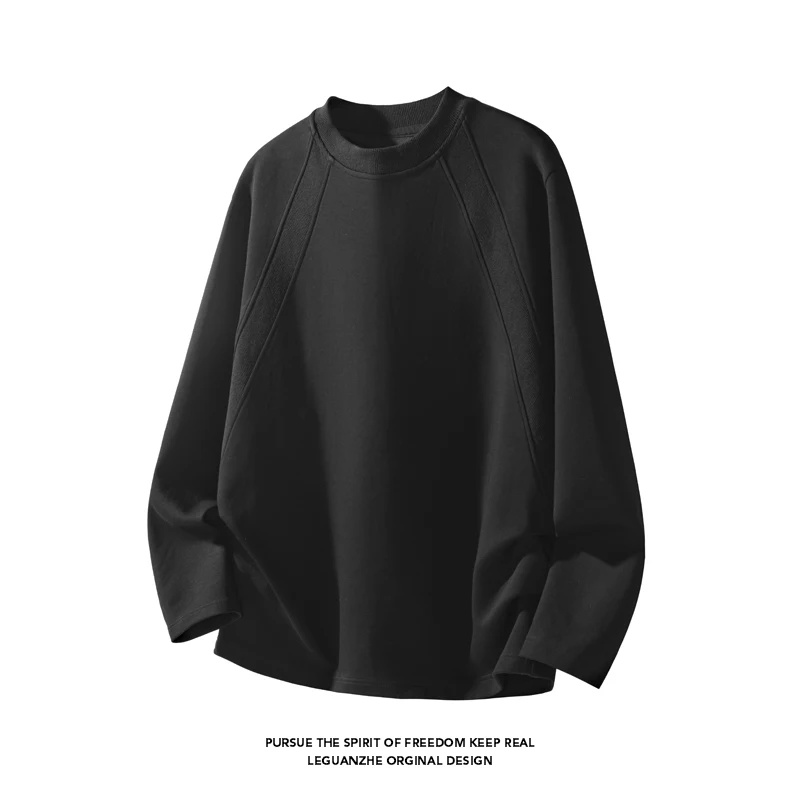 เสื้อยืดแขนยาวคอกลมทรงโอเวอร์ไ - Street Fashion China บทวิจารณ์และราคา