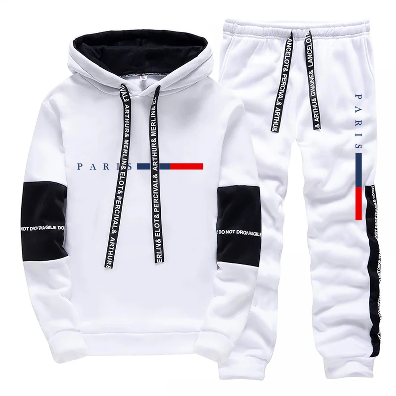 ชุดเซ็ตผู้ชาย/เสื้อฮู้ด/กางเกง - Street Fashion China บทวิจารณ์และราคา