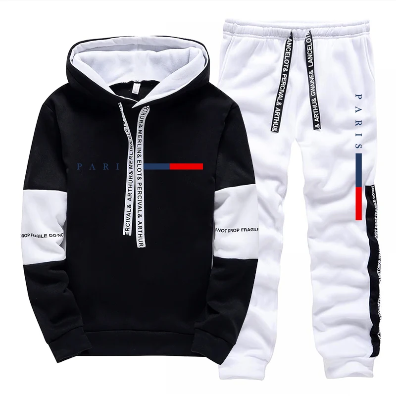 ชุดเซ็ตผู้ชาย/เสื้อฮู้ด/กางเกง - Street Fashion China บทวิจารณ์และราคา
