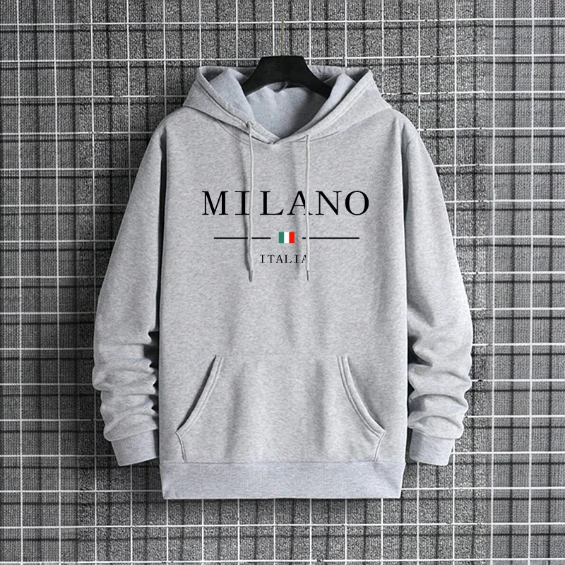 เสื้อฮู้ดผู้ชายแฟชั่นอิตาลี มิ - Street Fashion In Milan บทวิจารณ์และราคา