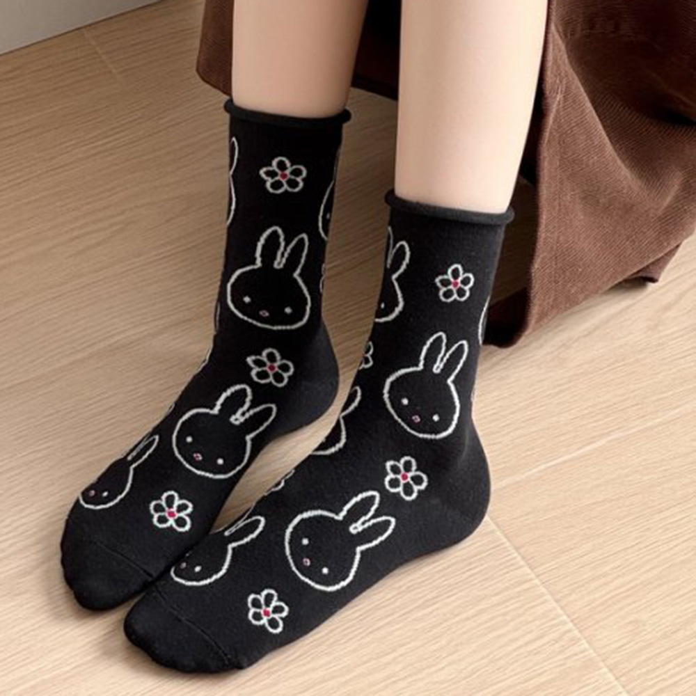 5 คู่น่ารักการ์ตูนตลกกระต่ายถุ - Street Fashion Style Youtube บทวิจารณ์และราคา