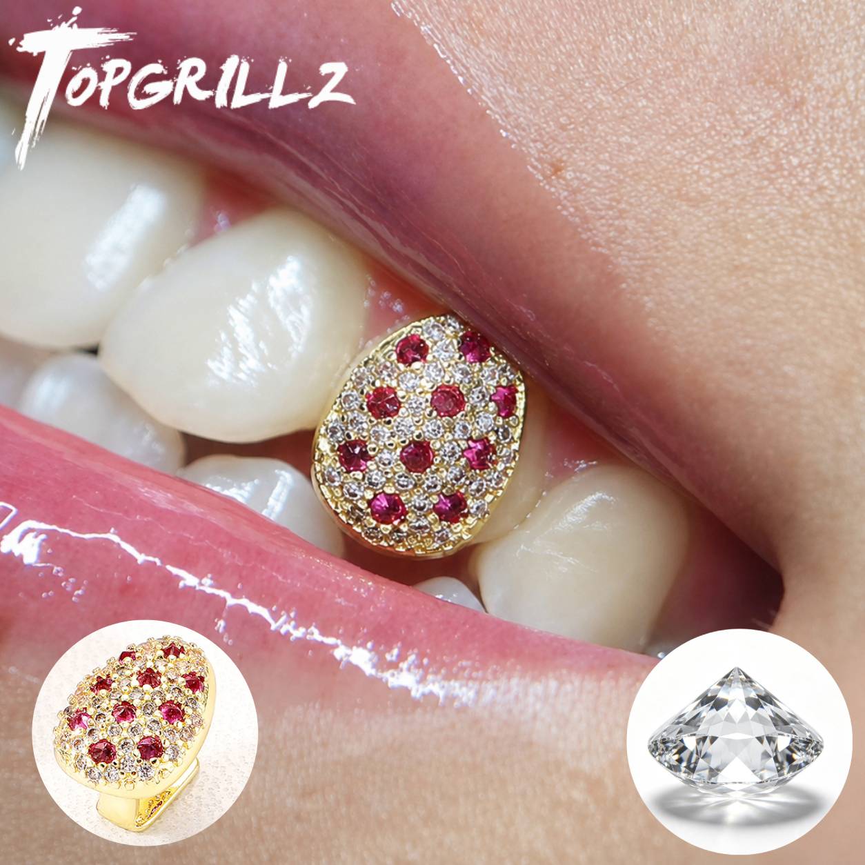 ท็อปกริลล์ซ ท็อปกริลล์ซแบบผสมส - Street Fashion Jewelry บทวิจารณ์และราคา